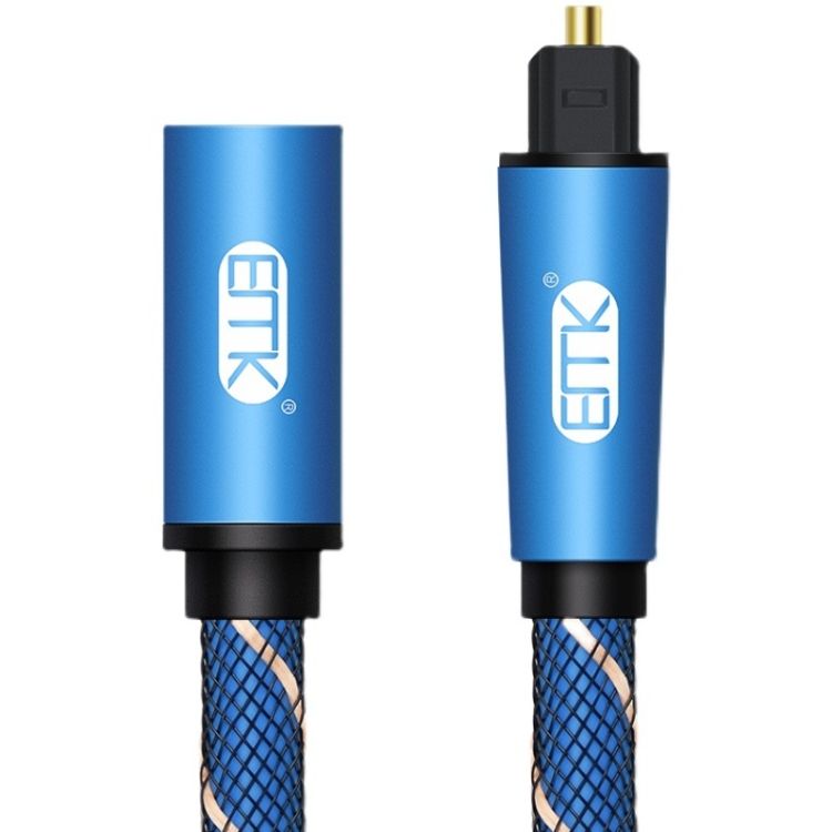 EMK Digital Optical Audio Cable, Cable Length: 3m (Blue)