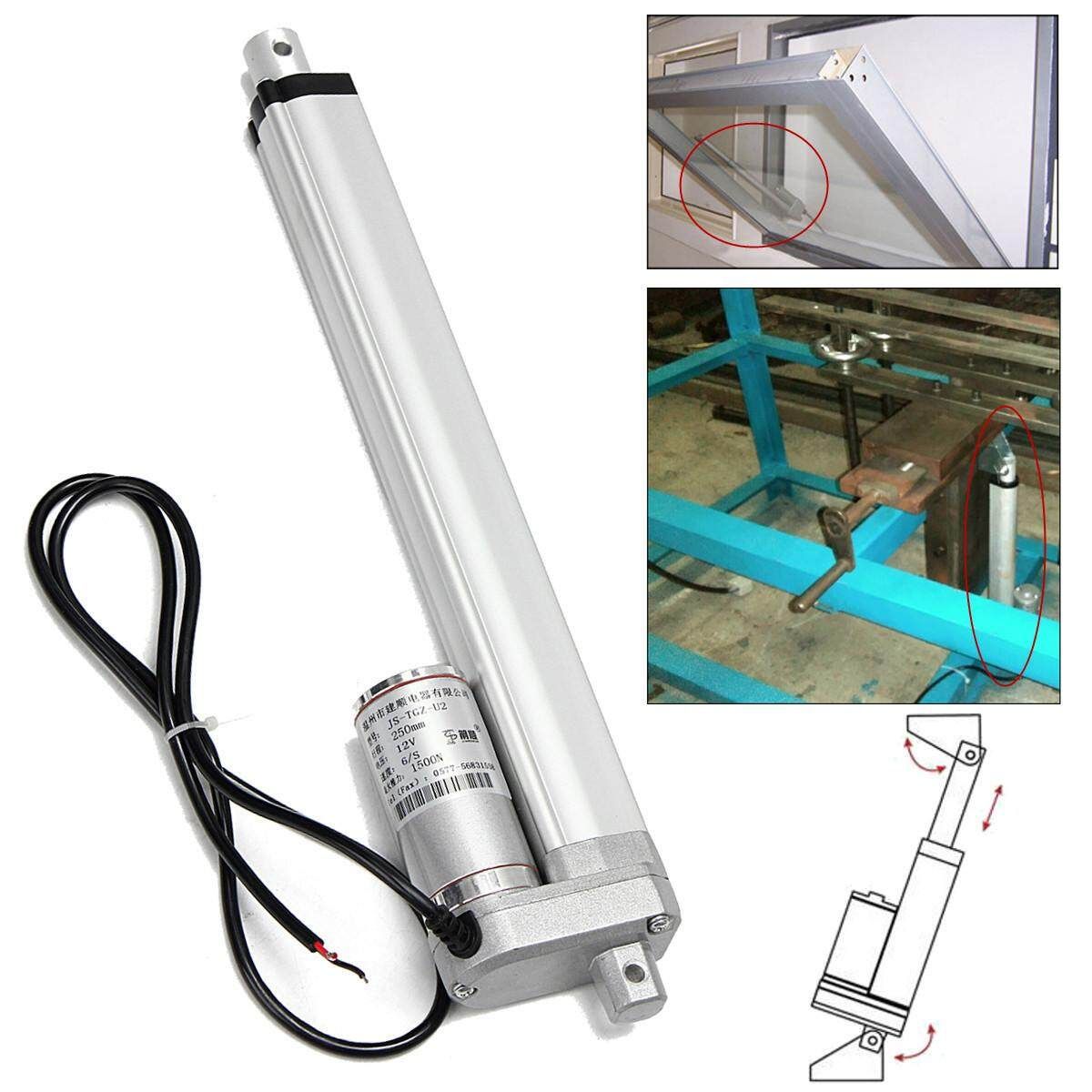 Linear Actuator 10inch Stroke 1500N Heavy Duty 330Lb Pound Lift 12Volt Motor