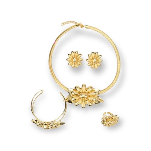 Gold Costume Jewelry Set