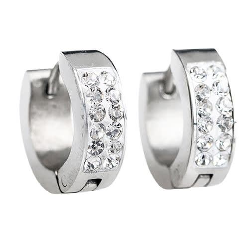 Tiny Round Circle Ear Studs