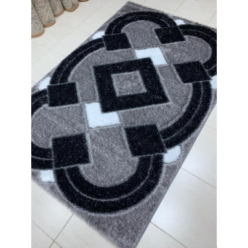 3 By 5ft Pattern Multicolor Center Shaggy Rug