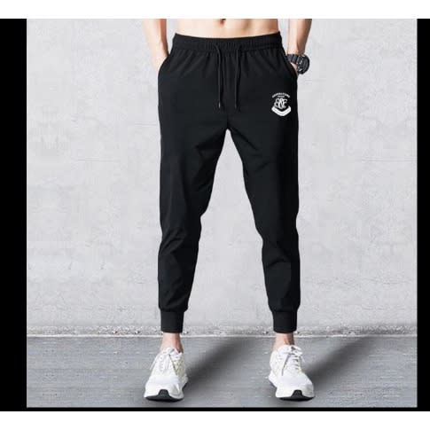 Loose Casual Trousers - Korean Version - Black
