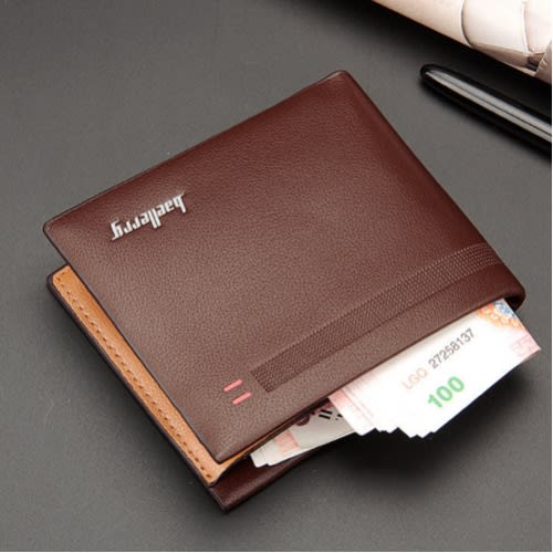 New Retro Leather Men's Wallet- Brown