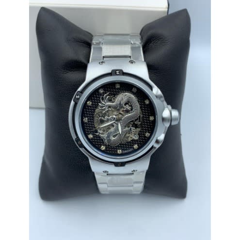 Luxury Stainless Steel Wrist Watch For Men -Silver
