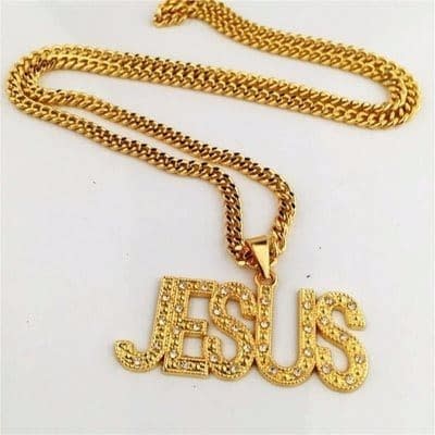Jesus Statement Pendant And Necklace
