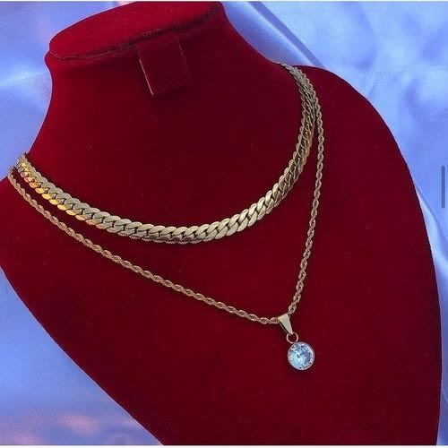 Non Fading Quality Assured Gold Necklace