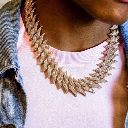 Iced Out Miami Chain - Gold