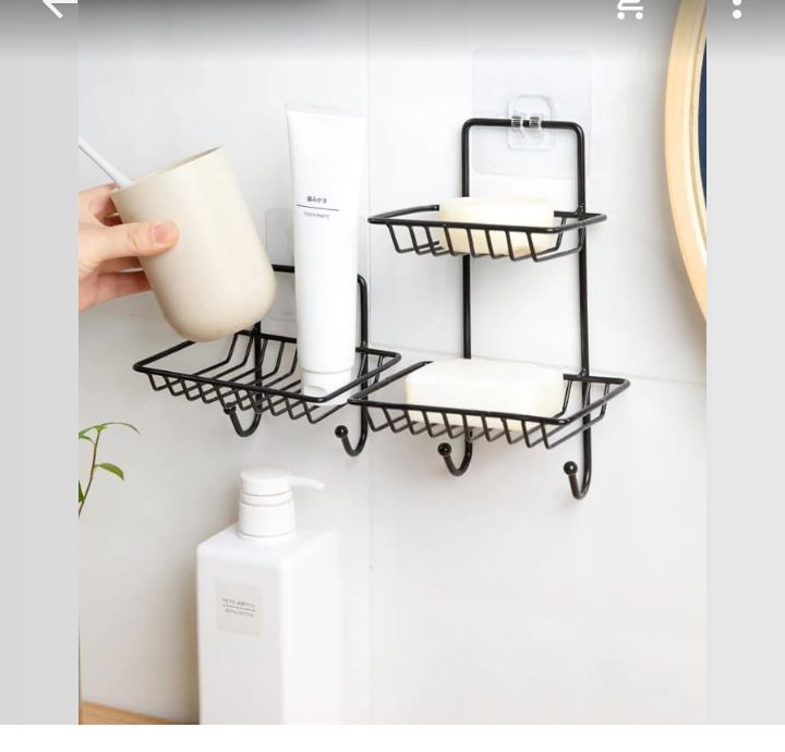 Double  Layers Soap Dish (Metal)