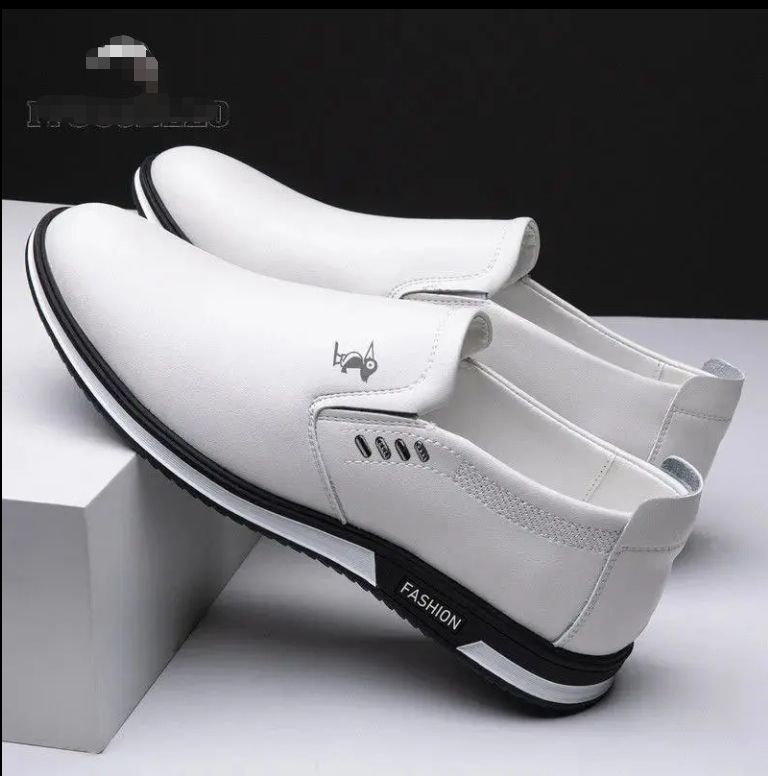 Men's Formal Shoes PU Leather For Bussiness Dress - White