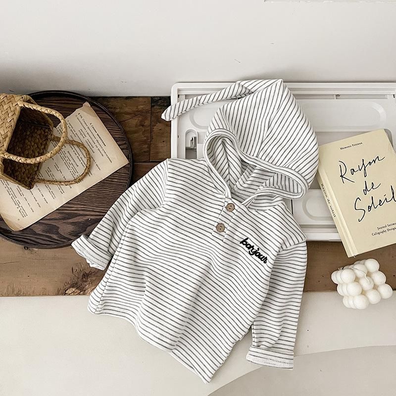 Children's hooded sweater winter sweater Grey