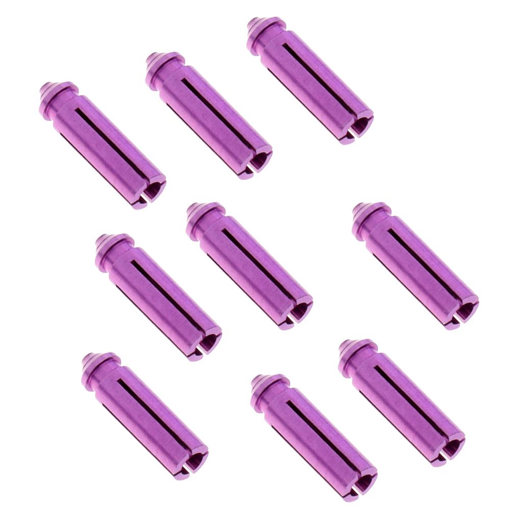 9Pcs Lightweight Anodised Aluminum Dart   Savers Accessories Purple