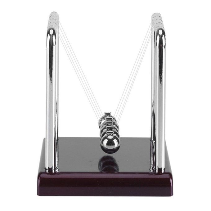 Min Newton  Radle Balan E Ball Bla K Wooden Base De Orative Mirror Ball-black