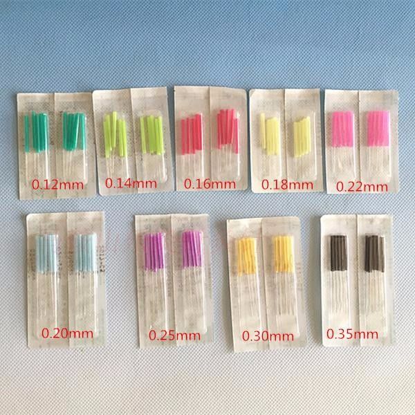 Sterile Needle Acupuncture Massage Plastic 0.12/0.14/0.16/0.18/0.20/0.22/0.25/0.30mm Beauty EACU Disposable Handle Needle