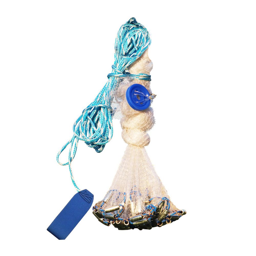Cast Net Fishing Hand Cast Net Mesh Nylon Japanese Style Fishing Network Throw Fishing  Nets Accessories Pesca Tackle