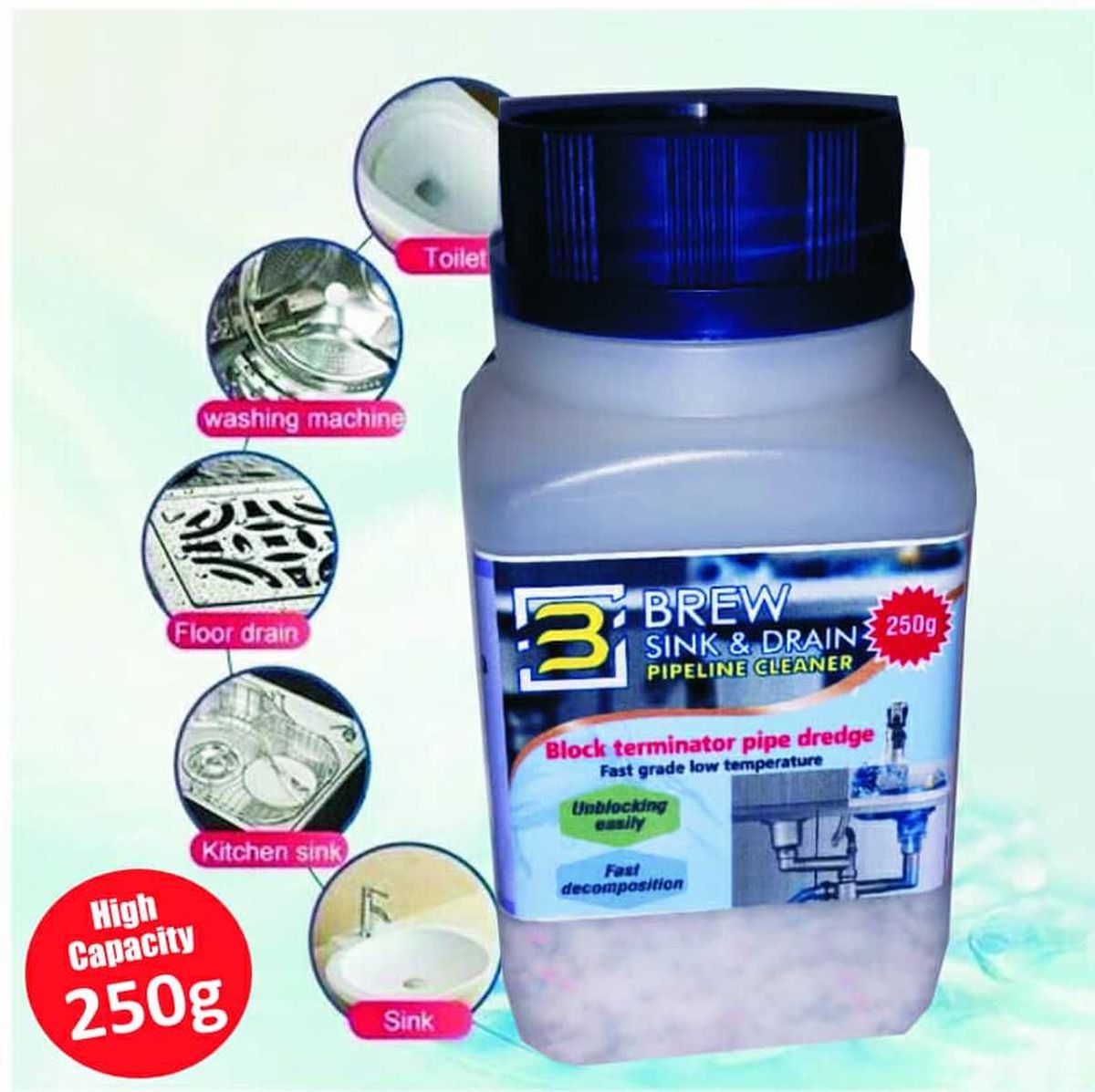 250g Pipe Sink & Drain Dredge Agent