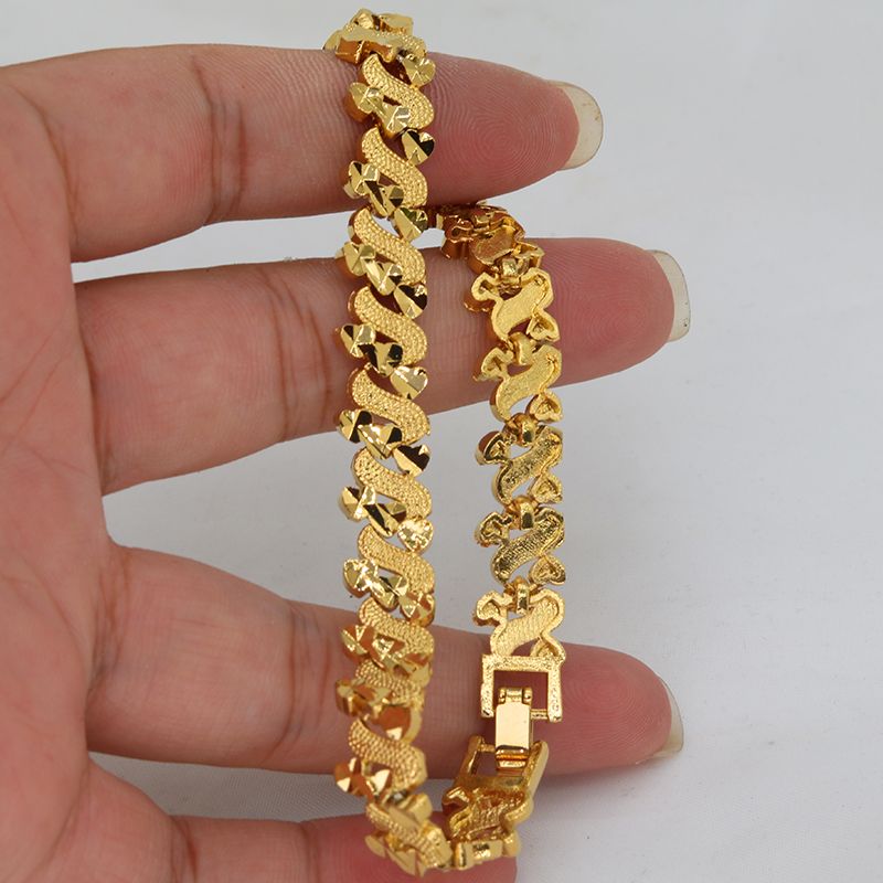Copper African Party Jewelry Gifts Ethiopian Jewelry Cuban Chain Dubai Gold