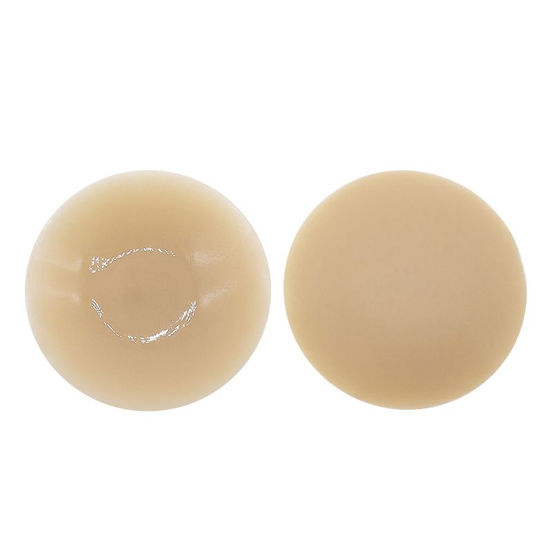 Ultra Thin Invisible Bra  Cover Braless Seamless Cake Cover-Mocha-3.14 Inch(8cm)