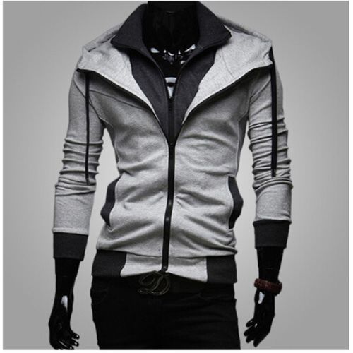 Men Cotton Hoodie Jacket