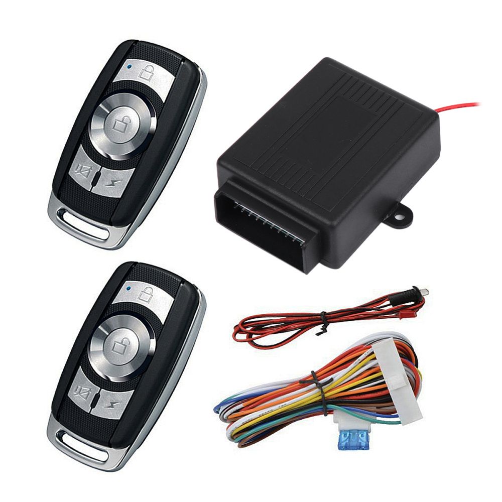 1 Set Of Car Alarm System Remote Central Universal Security