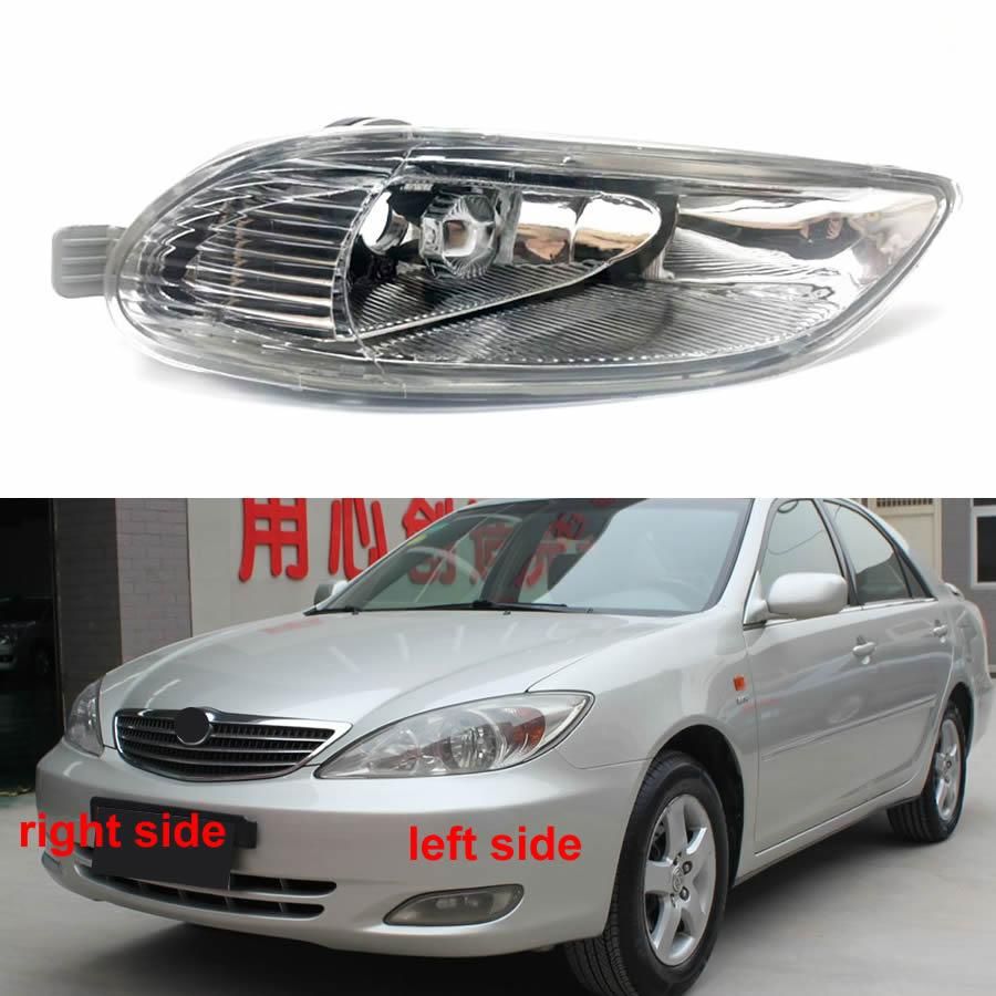 For Toyota Camry 2.4 2002 2003 2004 Front Bumper Grille Signal Lamp Clear Lens Bumper Driving Fog Lights Assembly