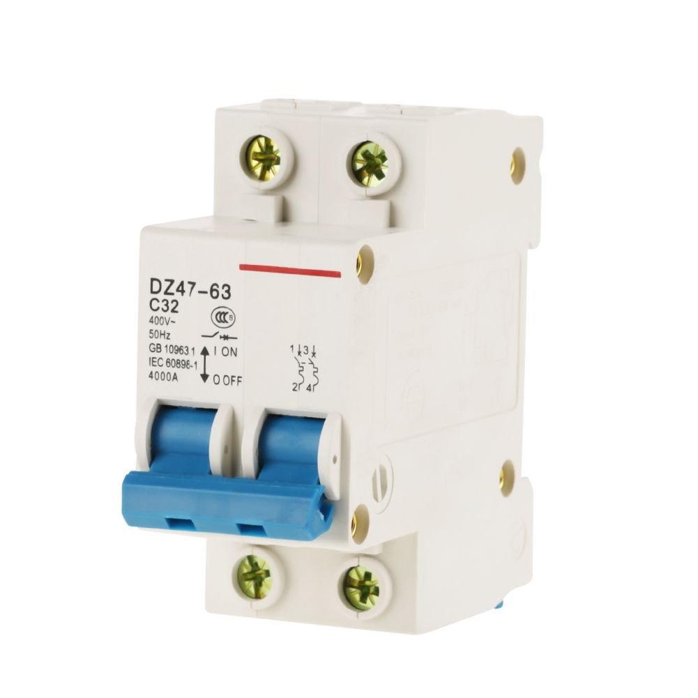 Miniature 2P 32A 400V Circuit Breaker For Lighting