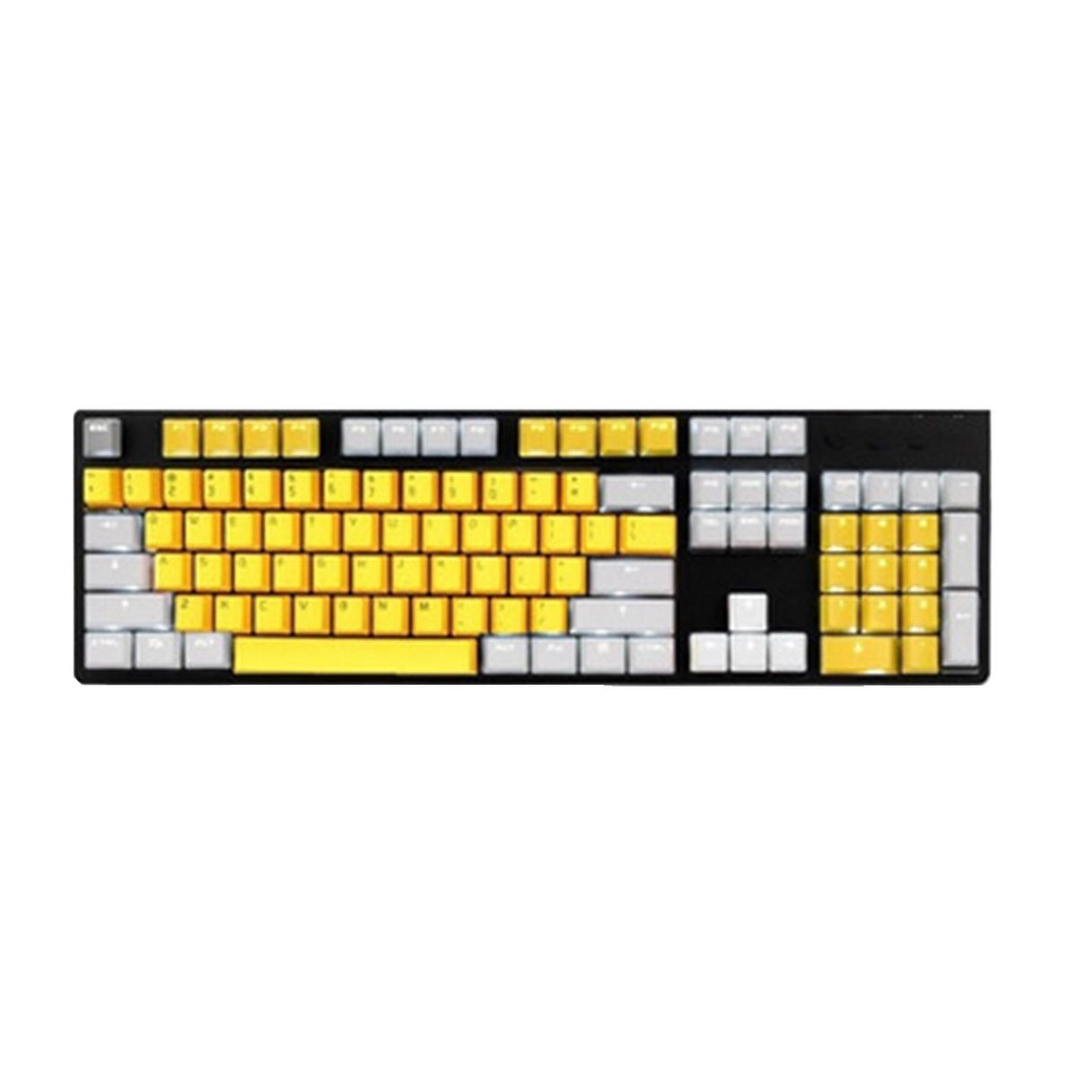 104Pcs Anti-skid Backlit ABS Keycaps Mechanical-Pink
