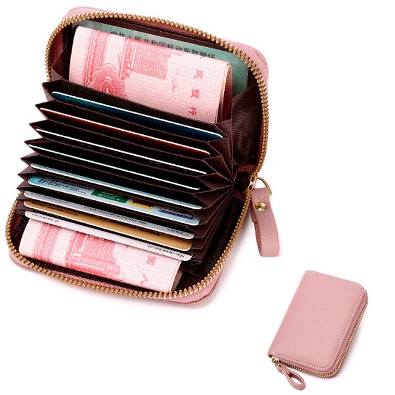 Men Women's Card Holder Small PU Leather Coin Wallet
