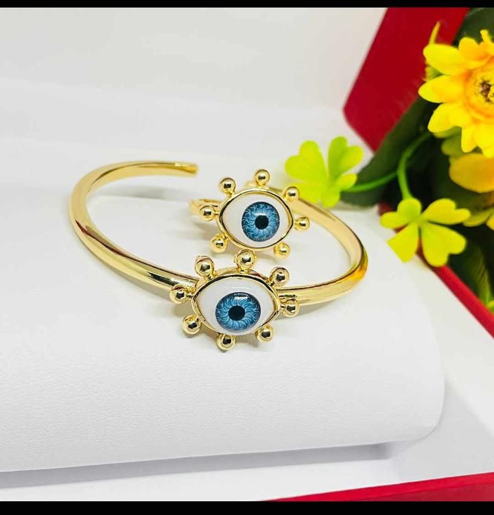 Good Luck Eye Bracelet And Ring
