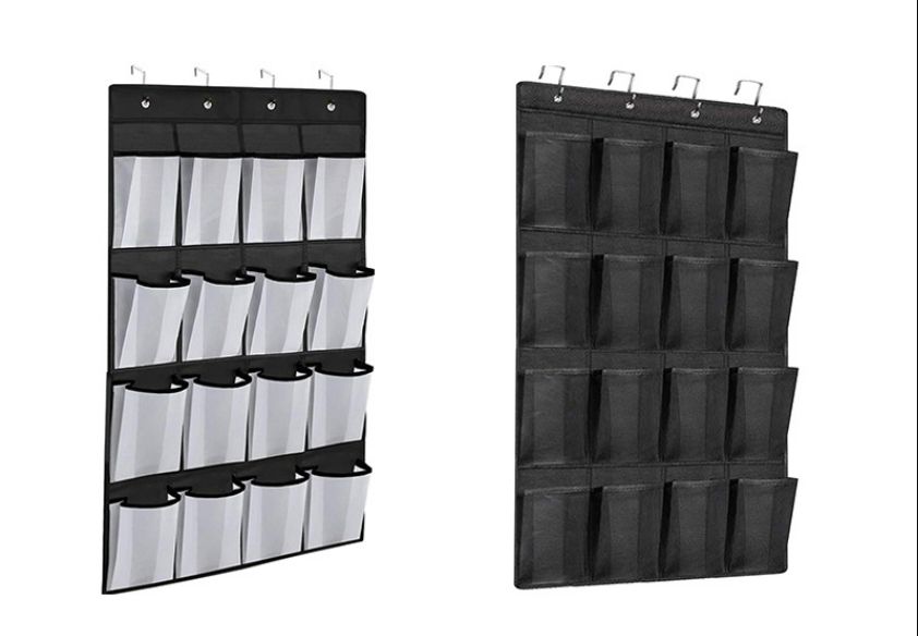16 Frame Non-woven Hanging Bag Behind Door Shoe Storage Bag