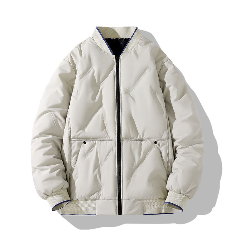 2023 New Big Size High Quality Fashion Men's Down Jacket Jacket Waterproof Jacket Baseball Jacket White