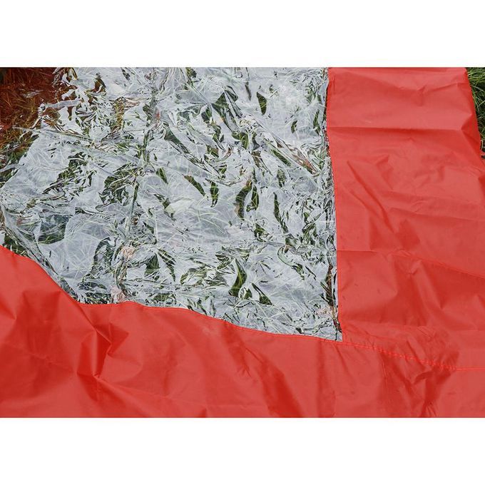 Waterproof Instant Canopy Sidewall Outdoor Camping Red B 190x290cm