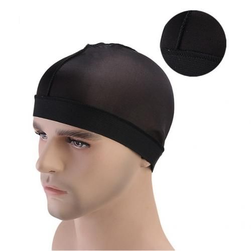 Premium Silk Wave Cap-Black