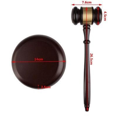 Solid wood hammer judge hammer auction hammer script reasoning society judge hammer law mallet law hammer wooden hammer children catch week hammer Hammer + base (exquisite)