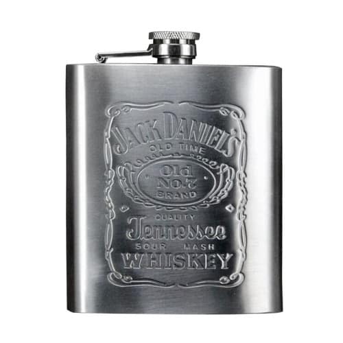 Stainless Steel Jack Daniel Pocket Whisky Liquor Hip Flask