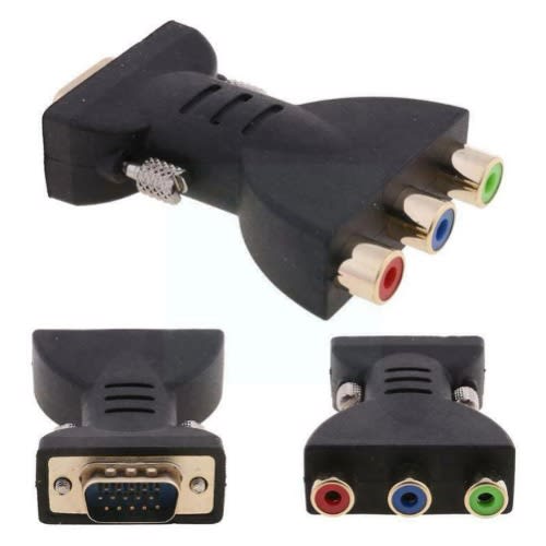 Vga 15-pin To 3 Rca Adapter