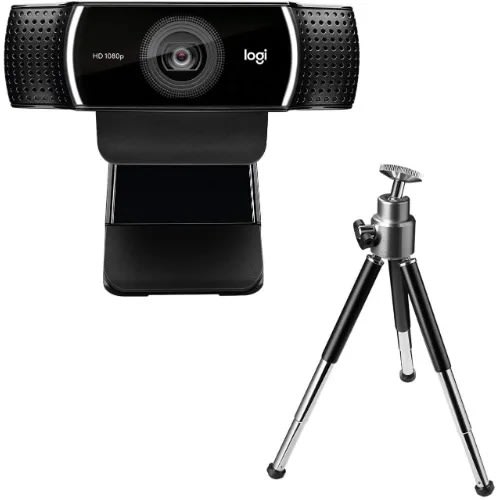 C922 Pro Stream Webcam Video Streaming And Recording + Free Stand