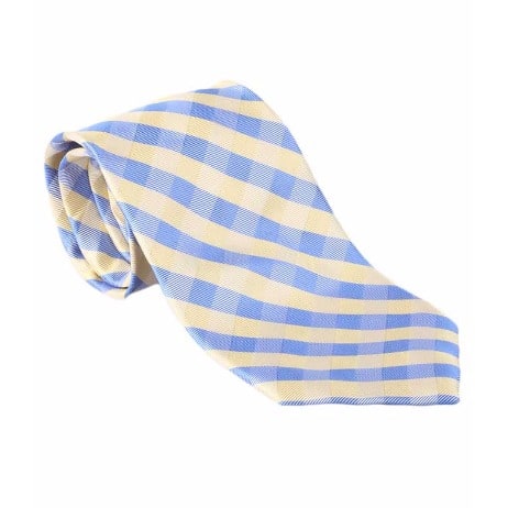 Check Tie - Yellow & Blue