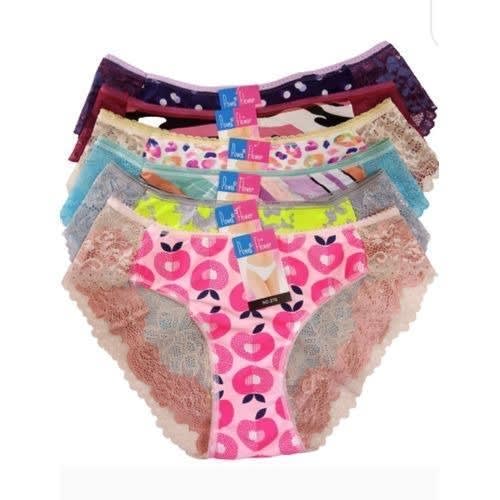 Underwear Multicolour Pants - 6 Pieces