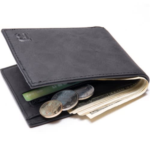New Retro Leather Men's Wallet-Grey