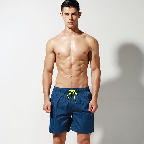 Quick Dry Boardshorts Men Swimwear Swim Shorts Mens-Navy Blue