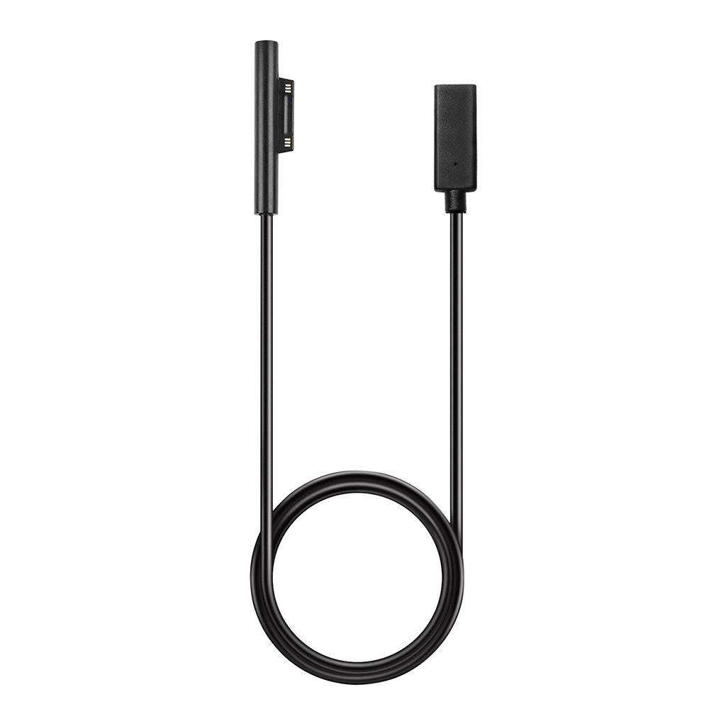 USB Type-C Female Charger Charging Cable For Microsoft Surface Pro 5