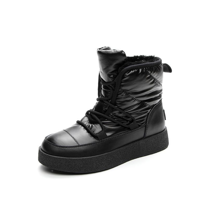 Women Boots Non-slip Winter Mid-Calf Snow Boots
