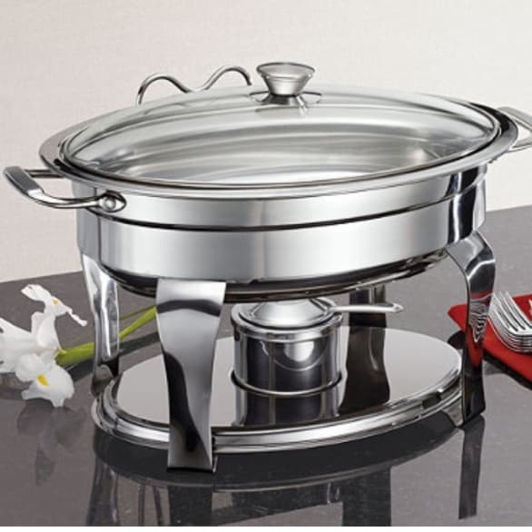 Tramontina Stainless 4.2 Quart Oval Chafing Dish