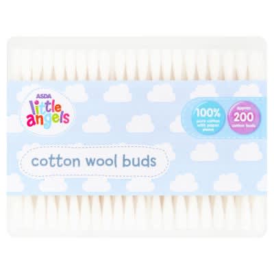 Little Angel Cotton Wool Buds - 200 Pieces
