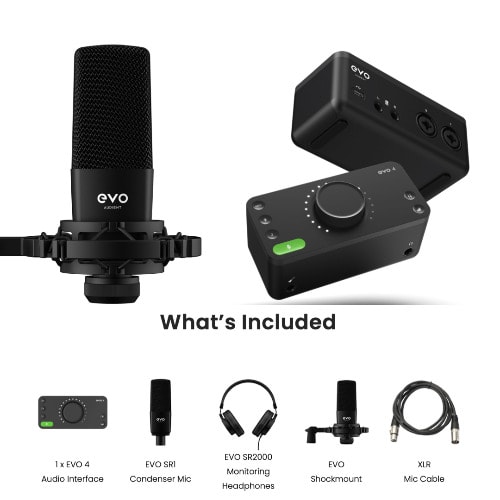 Audient Evo Recording Bundle