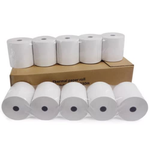 Thermal Paper/Pos PAPER - 10 Rolls - 57x50mm