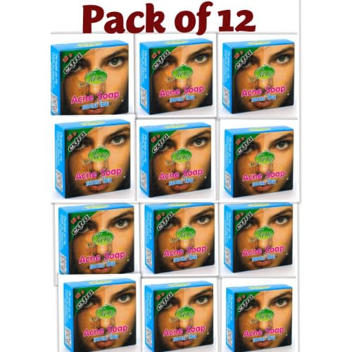 Jam Acne Herbal Soap - 15g - Pack Of 12