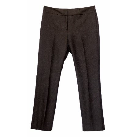 Pebble Crepe Classic Trouser - Green