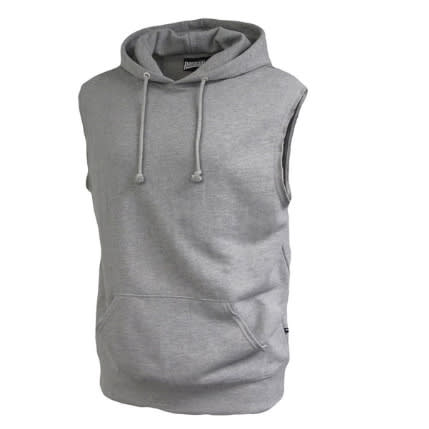 Sleevless Grey Hoody Sweashirt