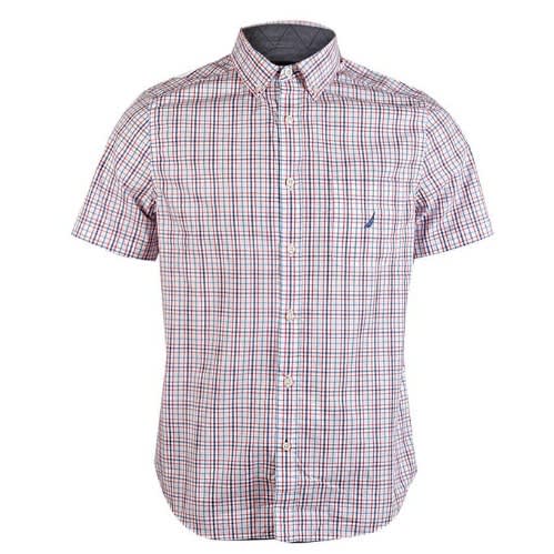 Men's Classic Fit Plaid Poplin Shirt